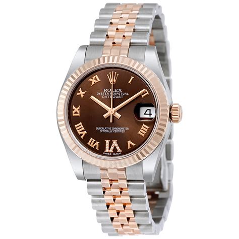 rolex datejust 31 brown|rolex datejust 31 for sale.